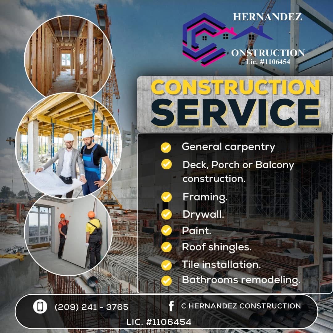 C Hernandez Construction flyer