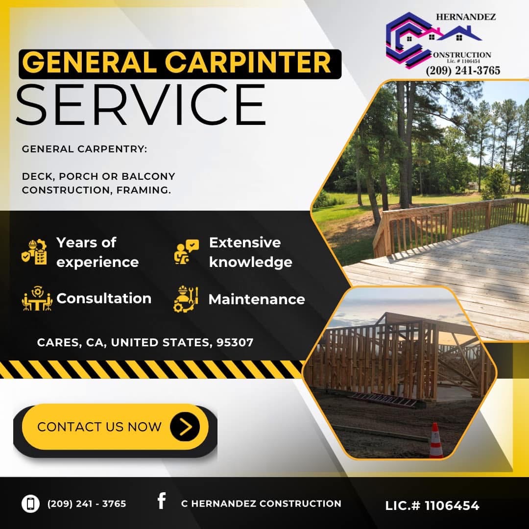 C Hernandez Construction flyer