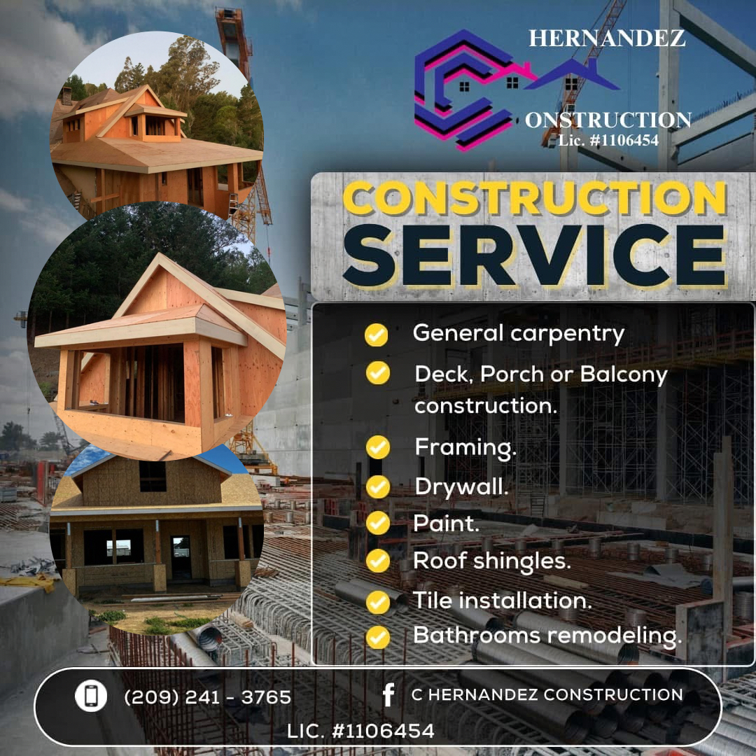 C Hernandez Construction flyer